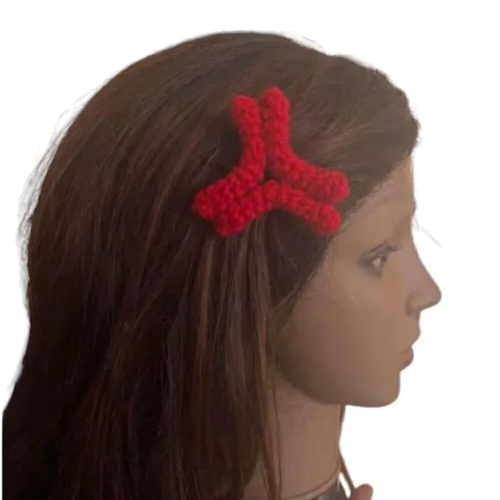 Crochet Anger Anime Hairclip
